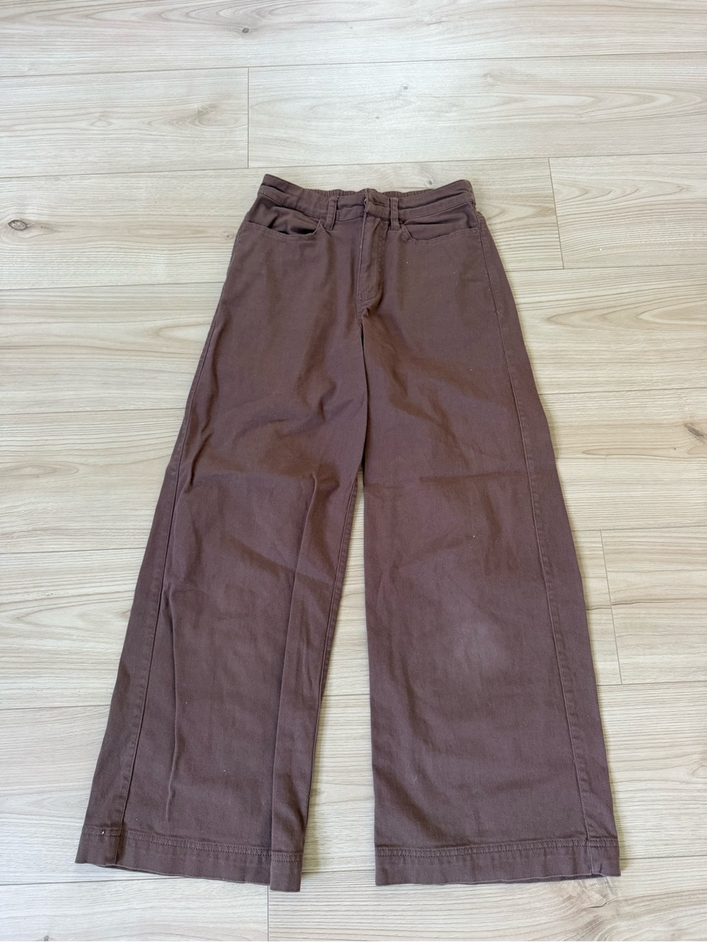Pact Stretch Twill Denim Wide leg pant size XS
